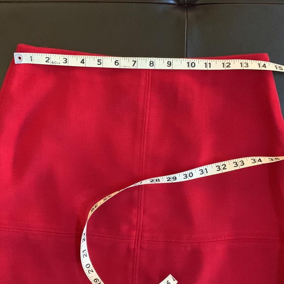 Ann Taylor Ruby Red Petite Skirt Size 4P - Picture 10 of 11